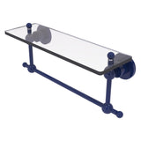 Astor Place Vanity Glass Shelf with Integrated Towel Bar