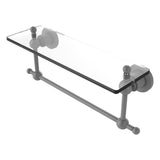 Astor Place Vanity Glass Shelf with Integrated Towel Bar
