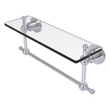 Astor Place Vanity Glass Shelf with Integrated Towel Bar