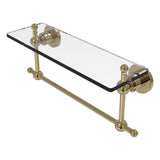 Astor Place Vanity Glass Shelf with Integrated Towel Bar