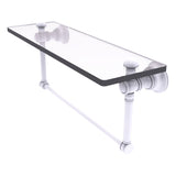 Carolina Collection Glass Shelf with Integrated Towel Bar