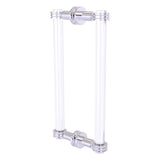 Clearview Collection Back to Back Shower Door Pull with Dotted Accents