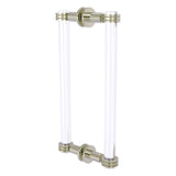 Clearview Collection Back to Back Shower Door Pull with Dotted Accents