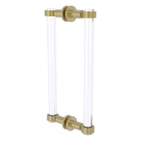 Clearview Collection Back to Back Shower Door Pull with Grooved Accents