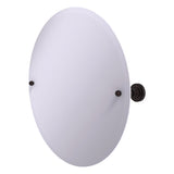 Frameless Round Tilt Mirror with Beveled Edge