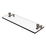 Foxtrot Collection Glass Vanity Shelf with Beveled Edges
