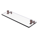 Foxtrot Collection Glass Vanity Shelf with Beveled Edges