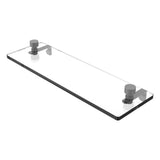 Foxtrot Collection Glass Vanity Shelf with Beveled Edges