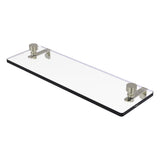 Foxtrot Collection Glass Vanity Shelf with Beveled Edges