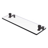Foxtrot Collection Glass Vanity Shelf with Beveled Edges
