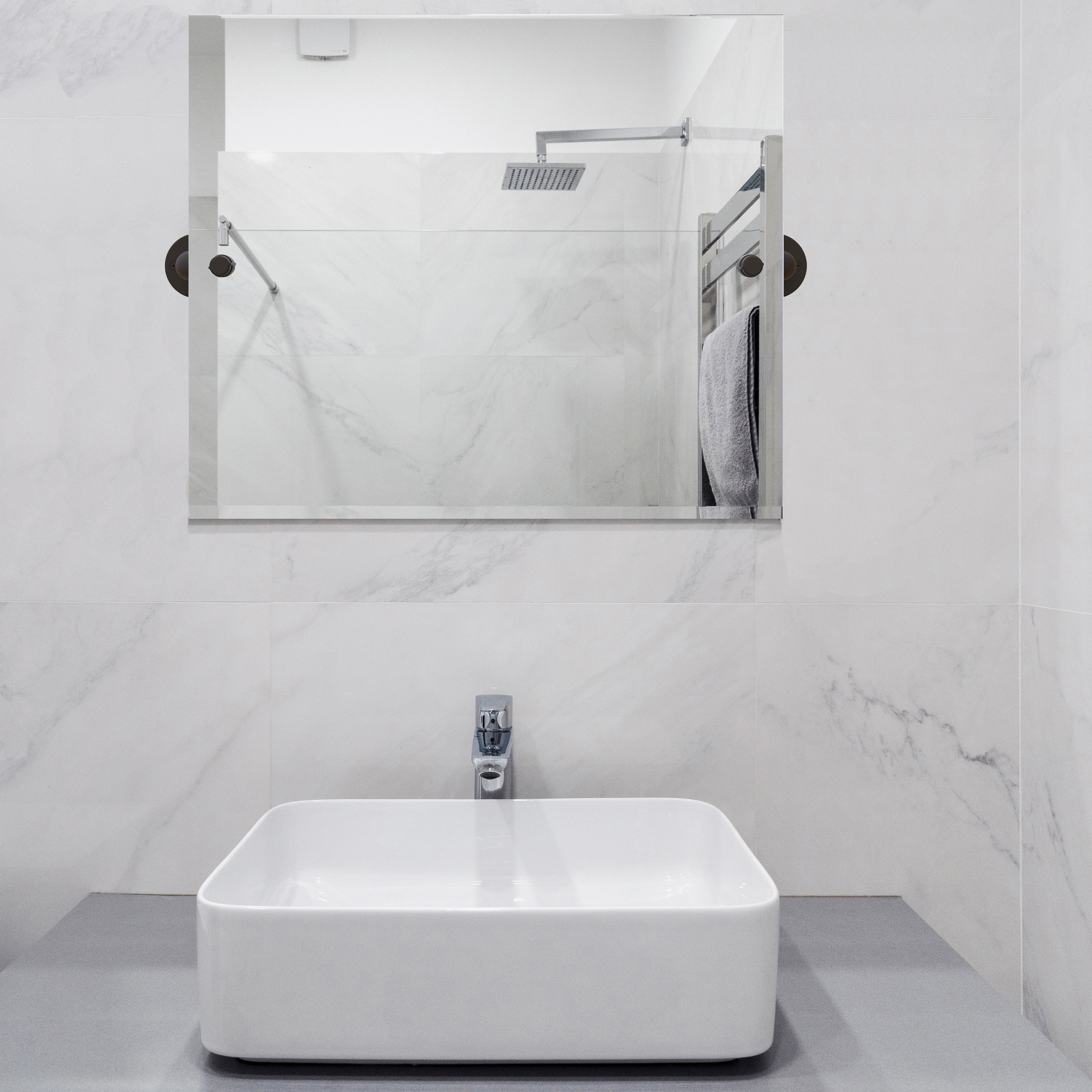 Pipeline Collection Landscape Rectangular Wall Mounted Tilt Mirror