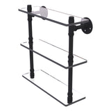Pipeline Collection Triple Glass Shelf