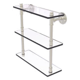 Pipeline Collection Triple Glass Shelf