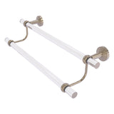 Pacific Beach Collection Double Towel Bar with Twisted Accents