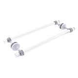 Pacific Grove Collection Back to Back Shower Door Towel Bar with Dotted Accents