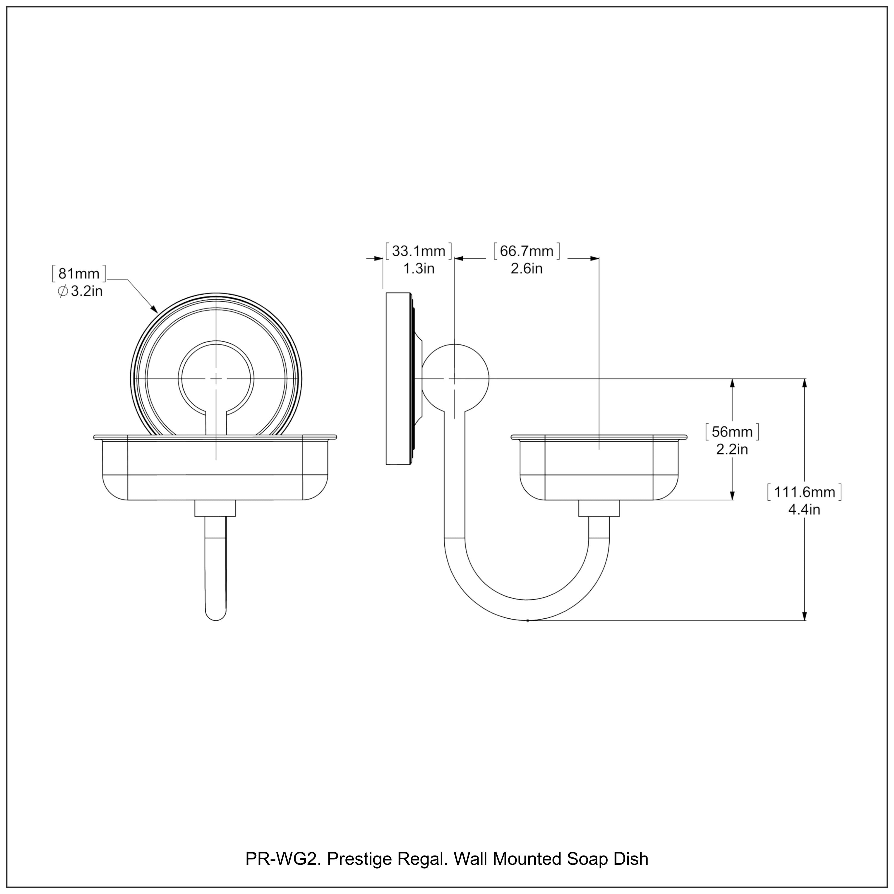 Wall Mounted Soap Dish