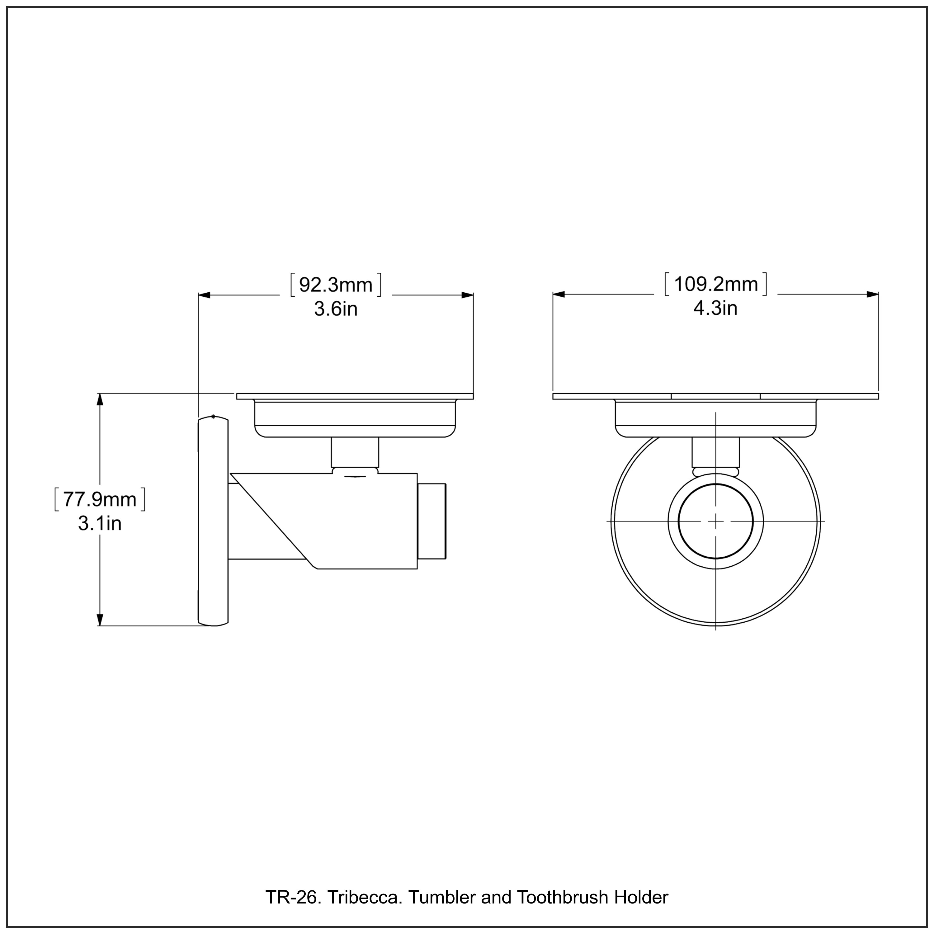 Tumbler and Toothbrush Holder