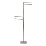 Towel Stand with 6 Pivoting 12 Inch Arms