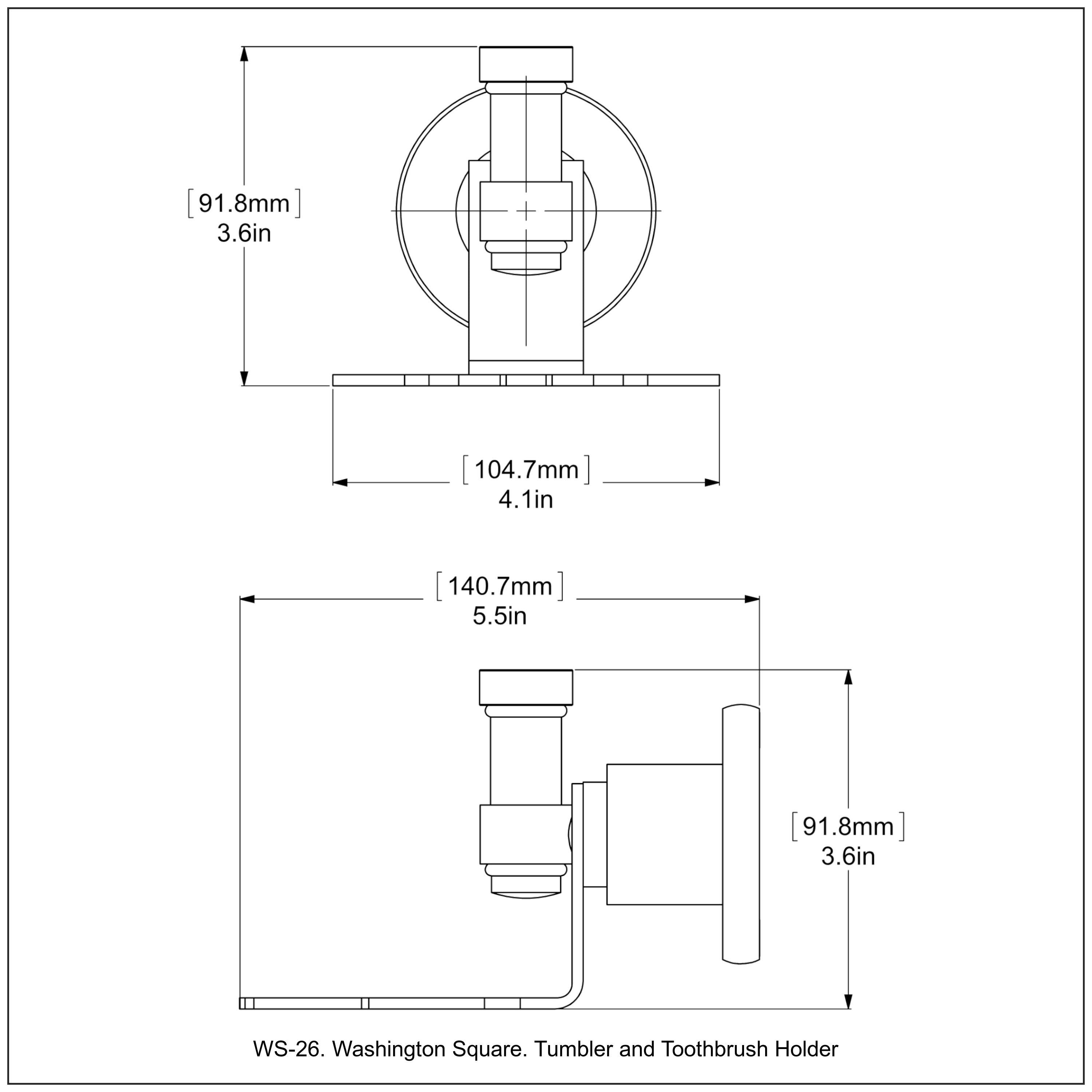 Tumbler and Toothbrush Holder