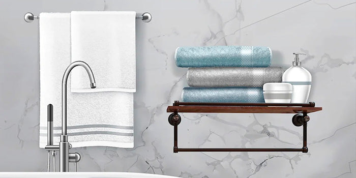 Should You Choose a Glass or Wood Shelf for a Bathroom?