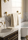 Venus Collection Towel Bar with Grooved Accents