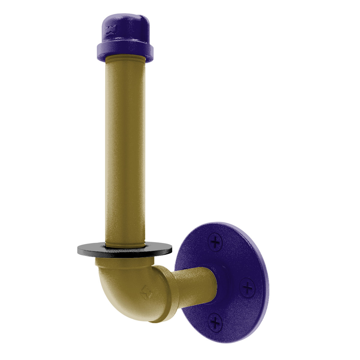 Gridiron Collection Upright Toilet Paper Holder Baltimore Edition