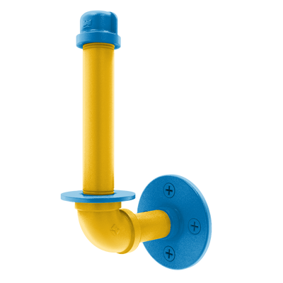 Gridiron Collection Upright Toilet Paper Holder Los Angeles Blue and Gold Edition