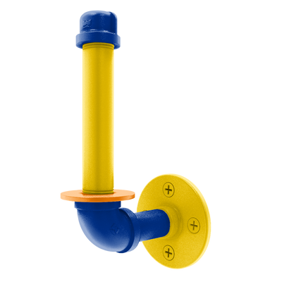 Gridiron Collection Upright Toilet Paper Holder Los Angeles Blue and Yellow Edition
