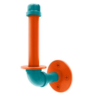 Gridiron Collection Upright Toilet Paper Holder Miami Edition