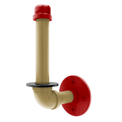 Gridiron Collection Upright Toilet Paper Holder San Francisco Edition