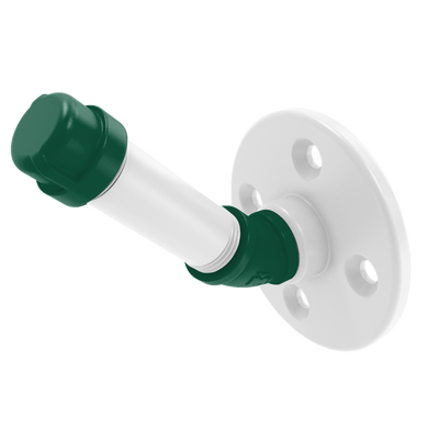 Gridiron Collection Single Robe Hook New York Green and White Edition