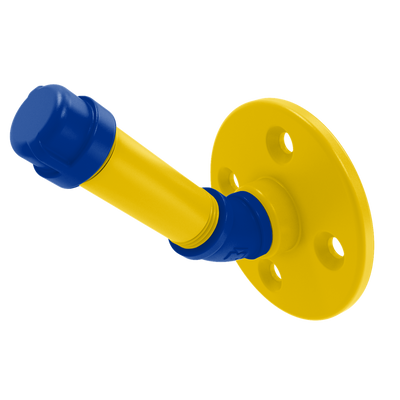 Gridiron Collection Single Robe Hook Los Angeles Blue and Yellow Edition