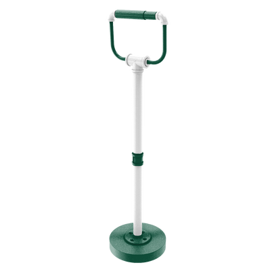 Gridiron Collection Freestanding Toilet Tissue Stand New York Green and White Edition