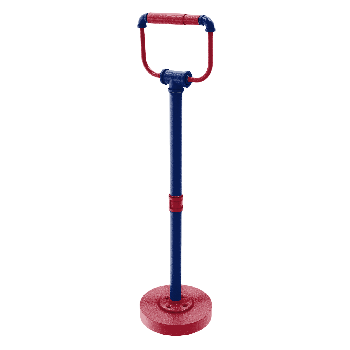 Gridiron Collection Freestanding Toilet Tissue Stand New York Blue and Red Edition