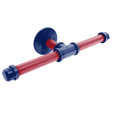 Gridiron Collection Double Roll Toilet Paper Holder New York Blue and Red Edition