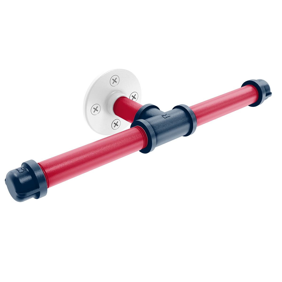 Gridiron Collection Double Roll Toilet Paper Holder New England Edition