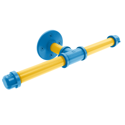 Gridiron Collection Double Roll Toilet Paper Holder Los Angeles Blue and Gold Edition