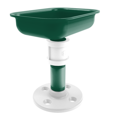 Gridiron Collection Vanity Top Soap Dish New York Green and White Edition