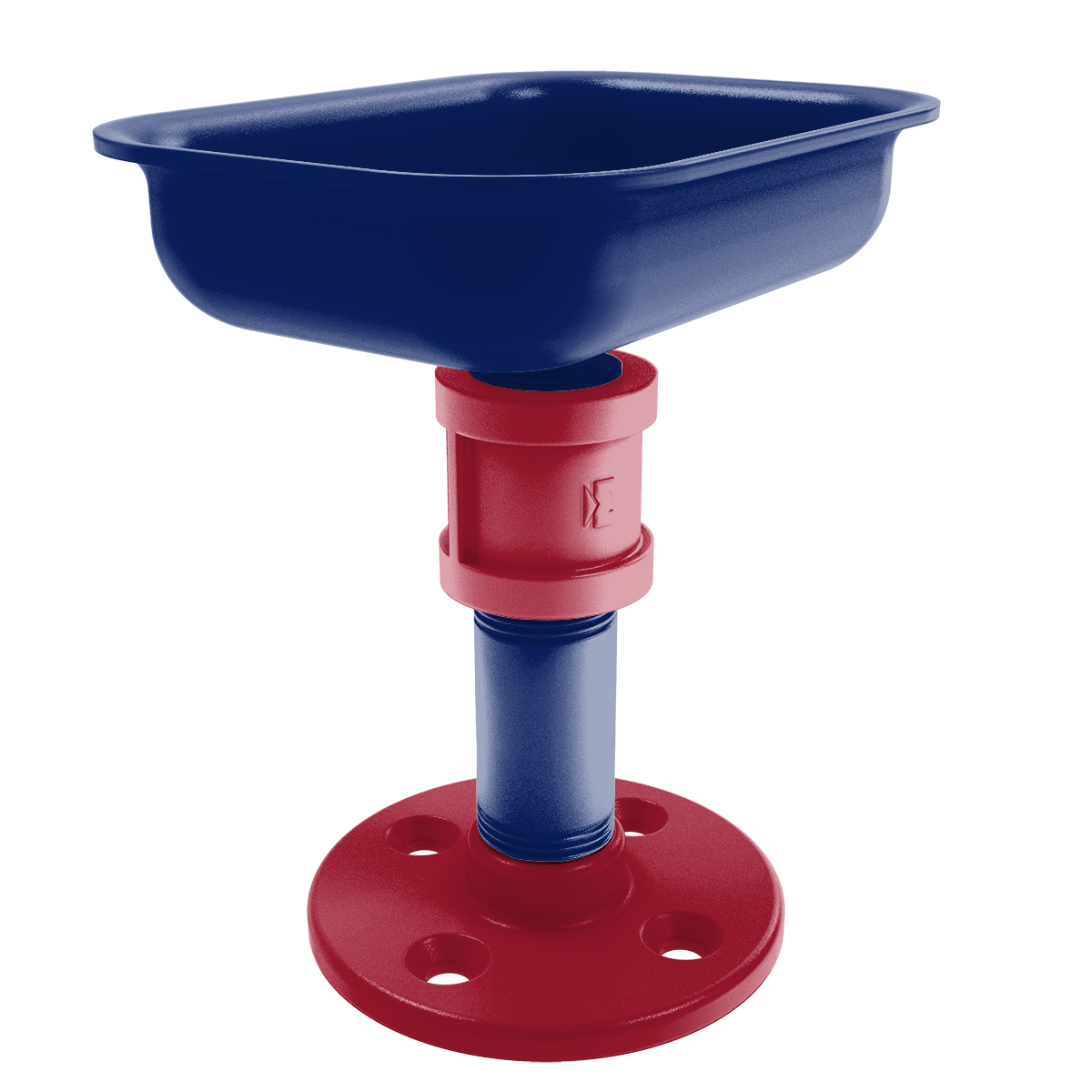Gridiron Collection Vanity Top Soap Dish New York Blue and Red Edition