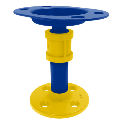 Gridiron Collection Vanity Top Toothbrush Holder Los Angeles Blue and Yellow Edition