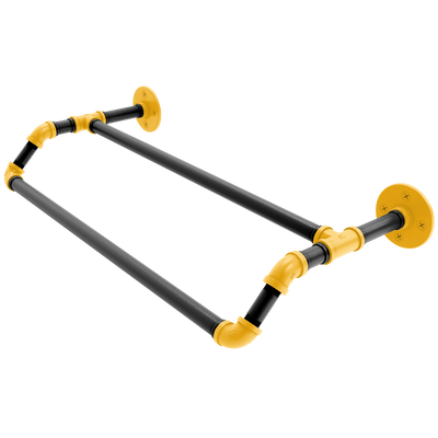 Gridiron Collection Double Towel Bar Pittsburgh Edition