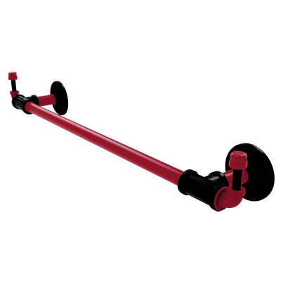 Gridiron Collection Towel Bar with Integrated Hooks Atlanta Edition