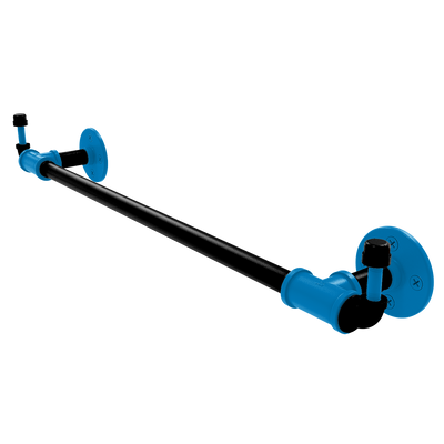 Gridiron Collection Towel Bar with Integrated Hooks Carolina Edition