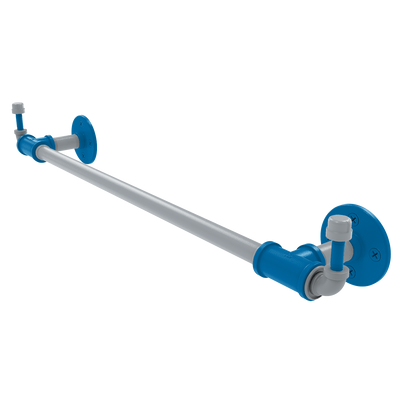 Gridiron Collection Towel Bar with Integrated Hooks Detroit Edition