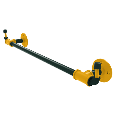 Gridiron Collection Towel Bar with Integrated Hooks Green Bay Edition