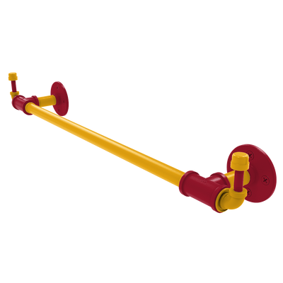 Gridiron Collection Towel Bar with Integrated Hooks Kansas City Edition