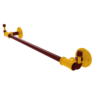 Gridiron Collection Towel Bar with Integrated Hooks Washington Edition