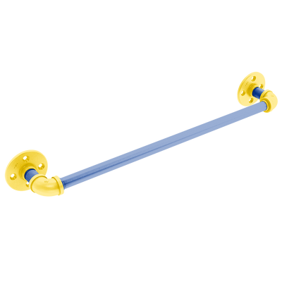 Gridiron Collection Towel Bar Los Angeles Blue and Yellow Edition