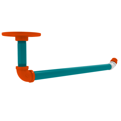 Gridiron Collection Under Cabinet Paper Towel Holder Miami Edition