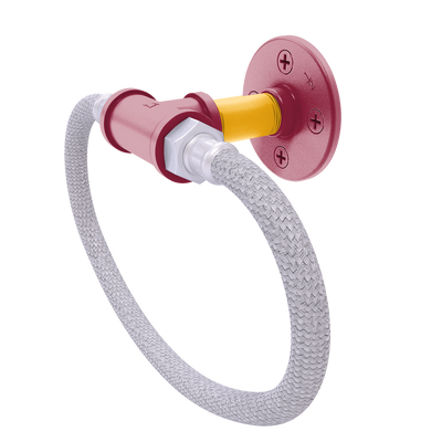 Gridiron Collection Towel Ring with Stainless Steel Braided Ring Arizona Edition